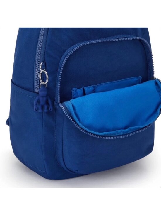 NWT Kipling Seoul Up to 15 in Laptop Large Backpack DEEP SKY BLUE  BP4233 School main image 4